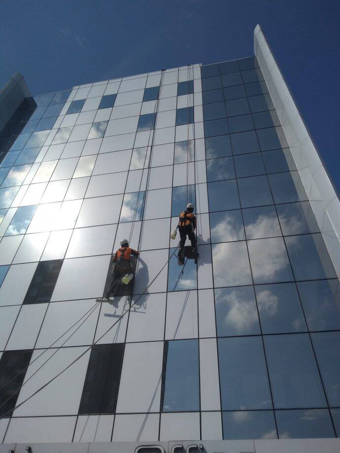 Condominio Platinum Office - Limpeza de Fachada